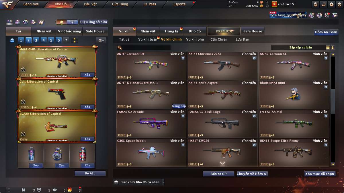 shop acc cf uy tin gia re